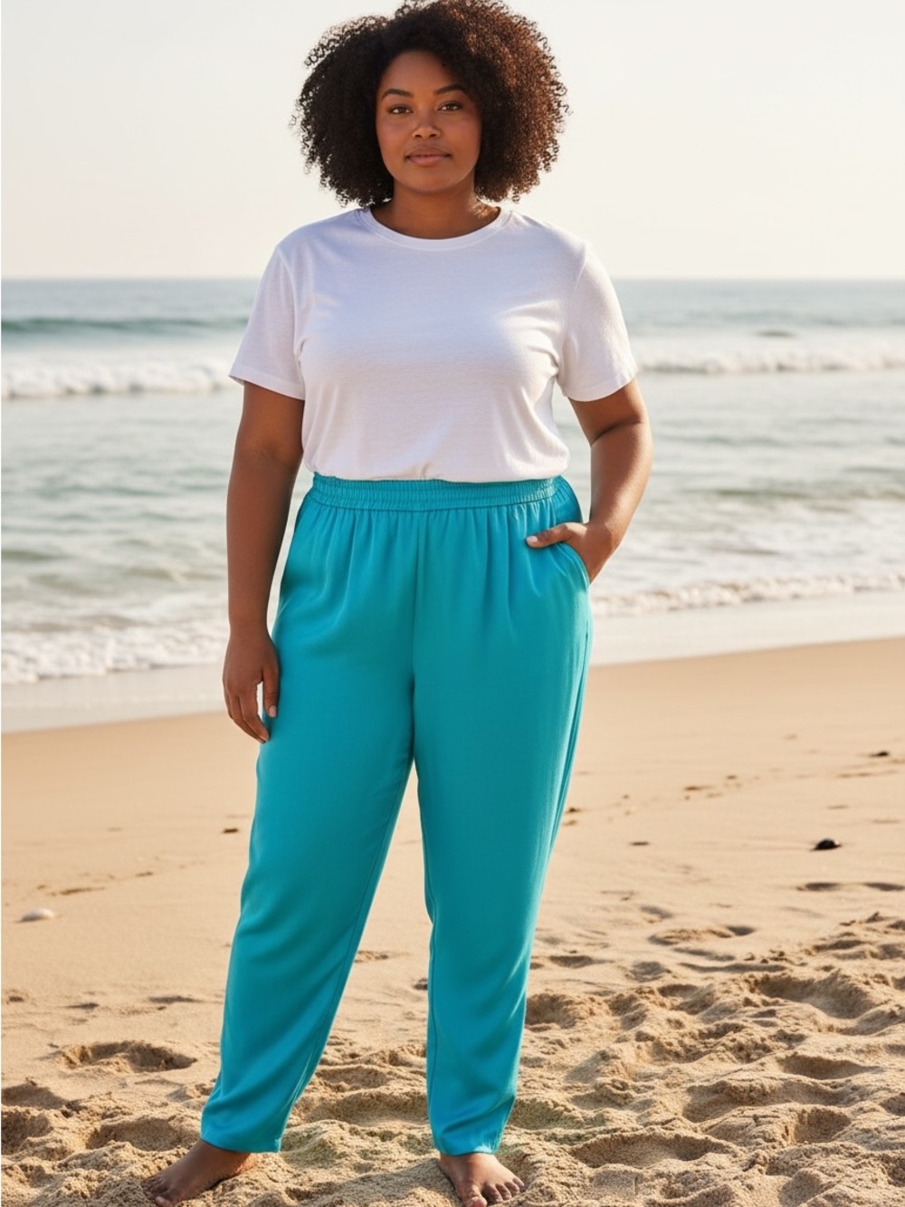 Diane von Furstenberg Silk Assets Vintage Pants, Size 1X - NWT